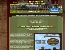 Tablet Screenshot of gunnisonpioneermuseum.com